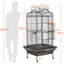 160cm Iron Play Top Floor Bird Cage with Wheels