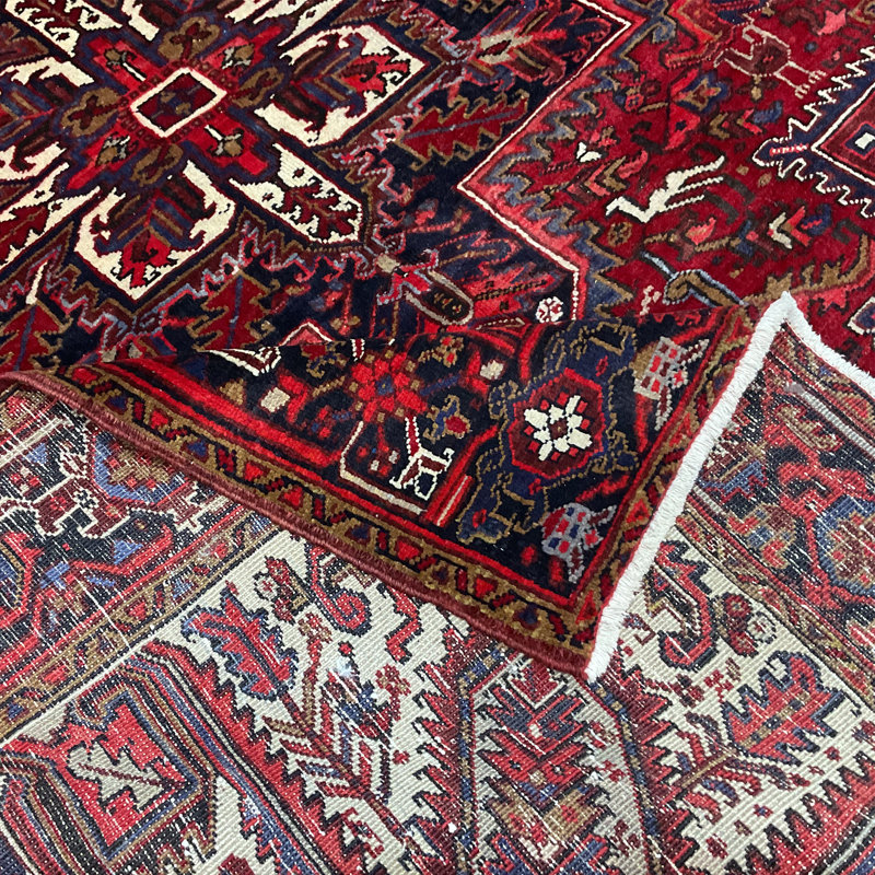 HERAT ORIENTAL Handmade Heriz Wool Rug