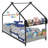 Twin Metal Canopy Bed Storage House Bed-955100070
