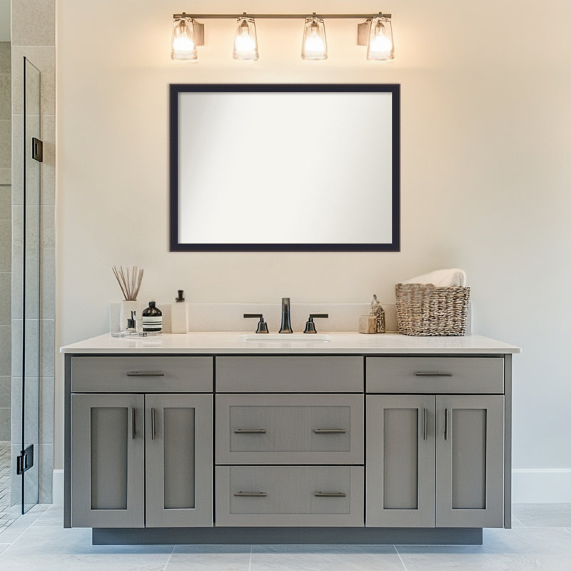 Miroir mural de salle de bain Havana, 29,5 po x 40,5 po