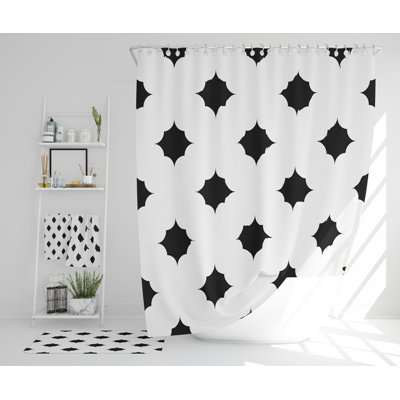 Nesita Polyester Shower Curtain Set