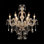 Lustre empire à 6 lumières de style bougie Theisen