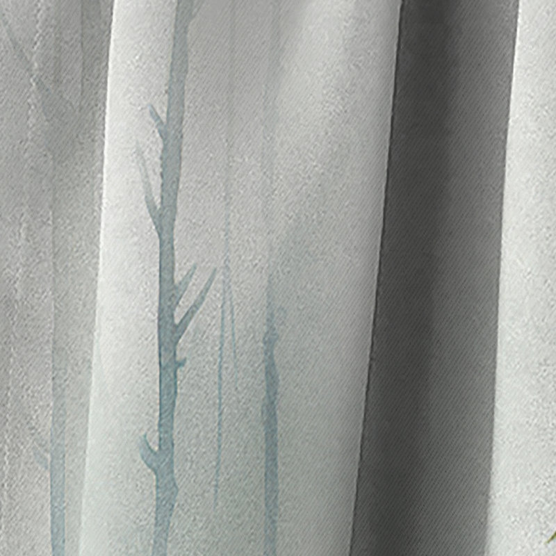 Minimal Ferns Emerald Reverie I - rideau de fougère - rideau occultant à motif floral - 1 panneau, L 52 po x L 95 po
