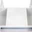 Table basse coulissante avec mécanisme extensible et rangement dissimulé pour le bureau