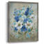 «Blue Garden II», reproduction encadrée - bois massif 47050-1388896583
