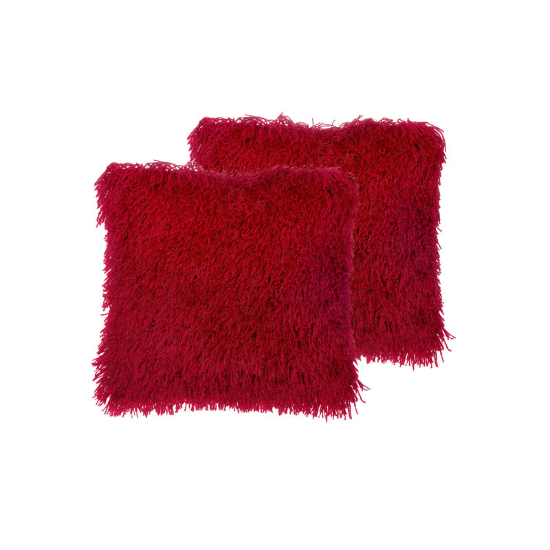 Dalmer Square Cushion, Red