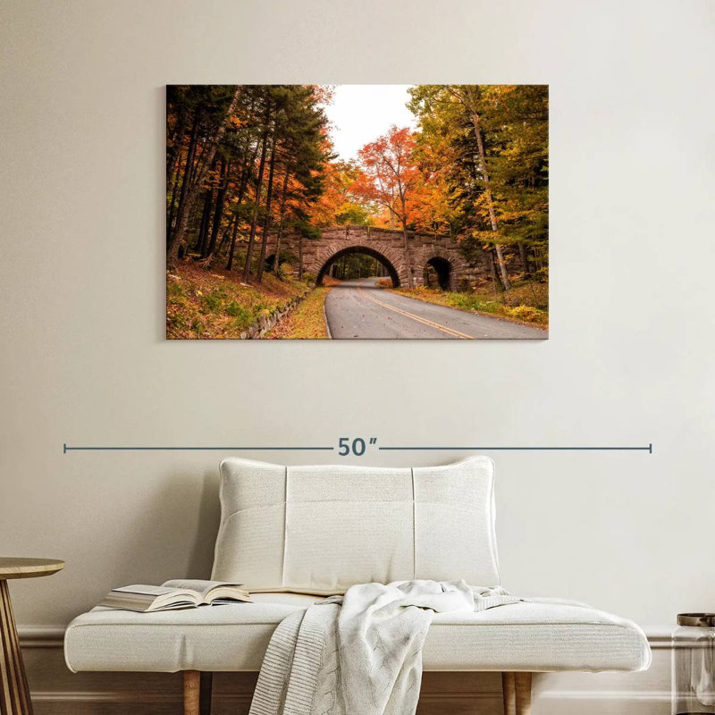 Alvord Acadia Park Bridge - automne, H 26 po x l 39 po
