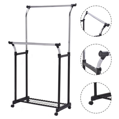 Cameron 50 cm Rolling Clothes Rack