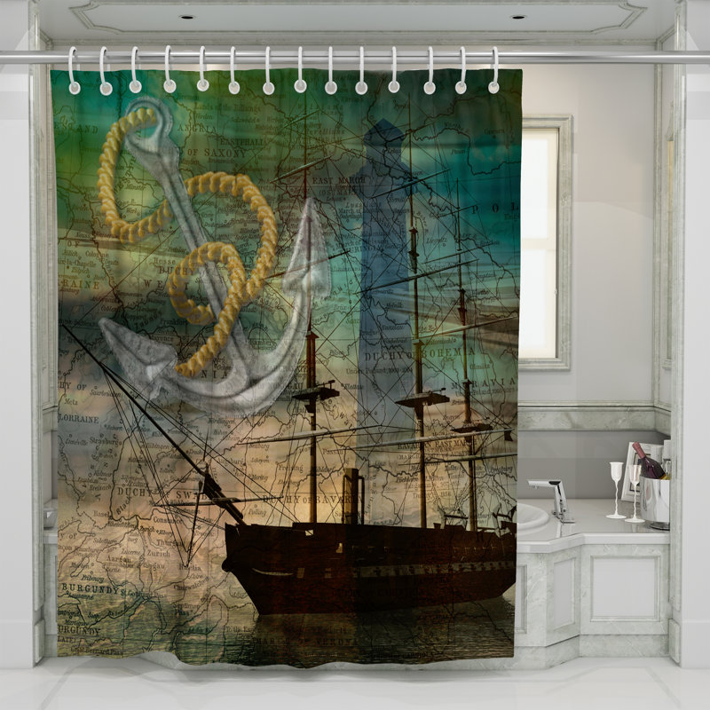 Aleksandra Shower Curtain, 70" x 90"
