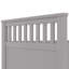 Base de lit plateforme simple avec bibliothèques de rangement et tablettes, 4 tiroirs