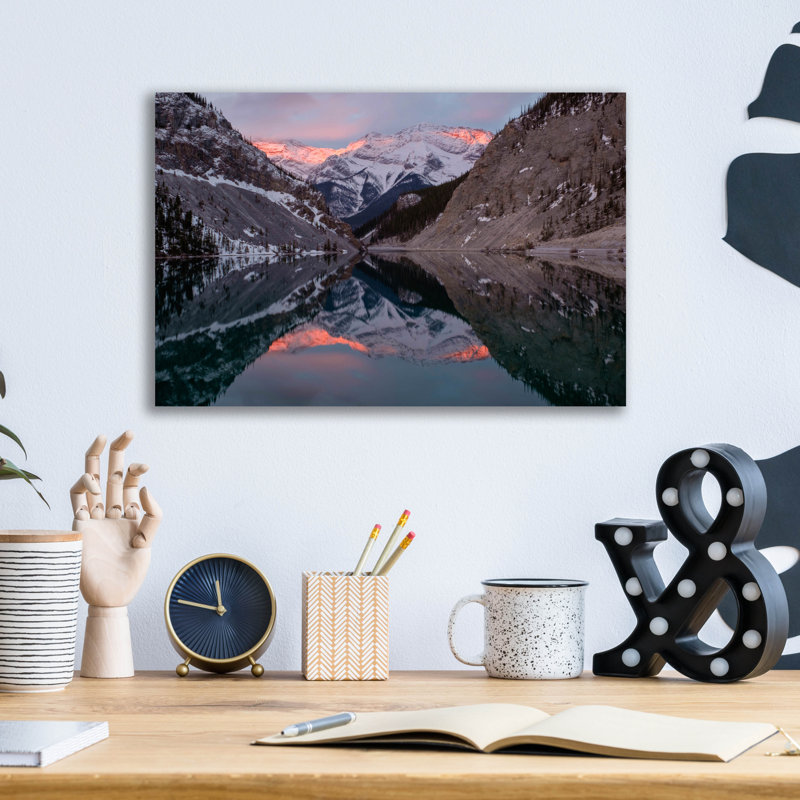 "Whitemans Pond 1" par Joe Reimer, art mural en verre acrylique, H 12 po x l 16 po x P 0,13 po