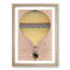 Tri-Colour Hot Air Balloon in Paris - Picture Frame Painting Print-55765054-55765051