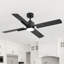  Ventilateur de plafond à 4 pales de 52 po avec lumières à DEL et télécommande Giragos-1113443185-1101192818