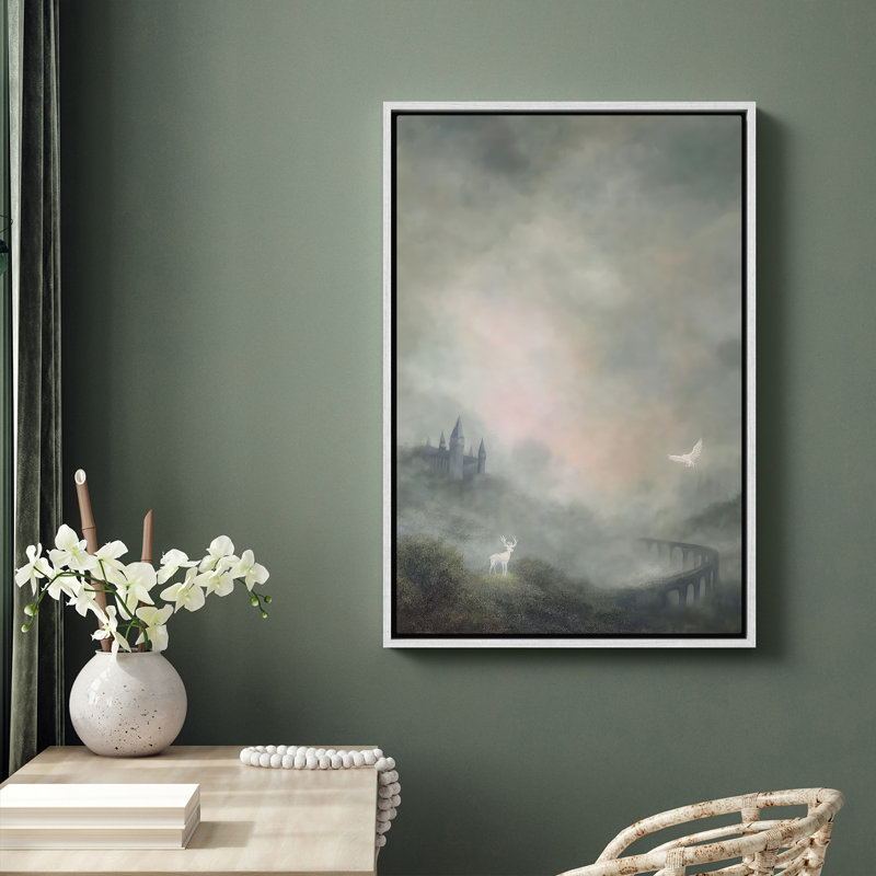 Art mural encadré abstrait rétro antique classique pour chambre à coucher, H 36 po x l 24 po, Blanc