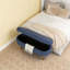 Banc de rangement repose-pieds ovale-305573851
