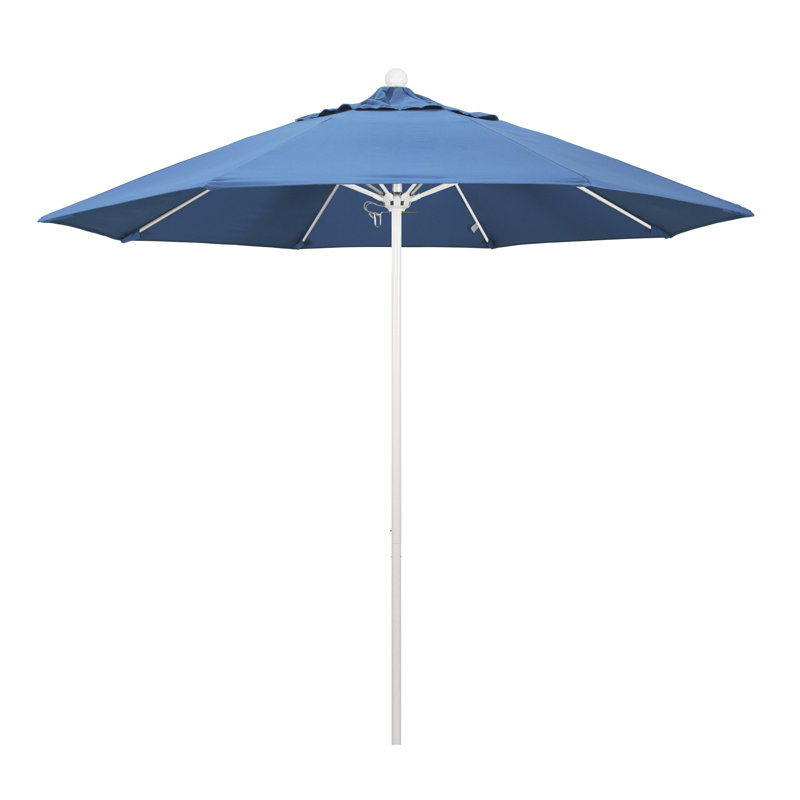Parasol Hibo, Toile Capri Performance, Blanc mat
