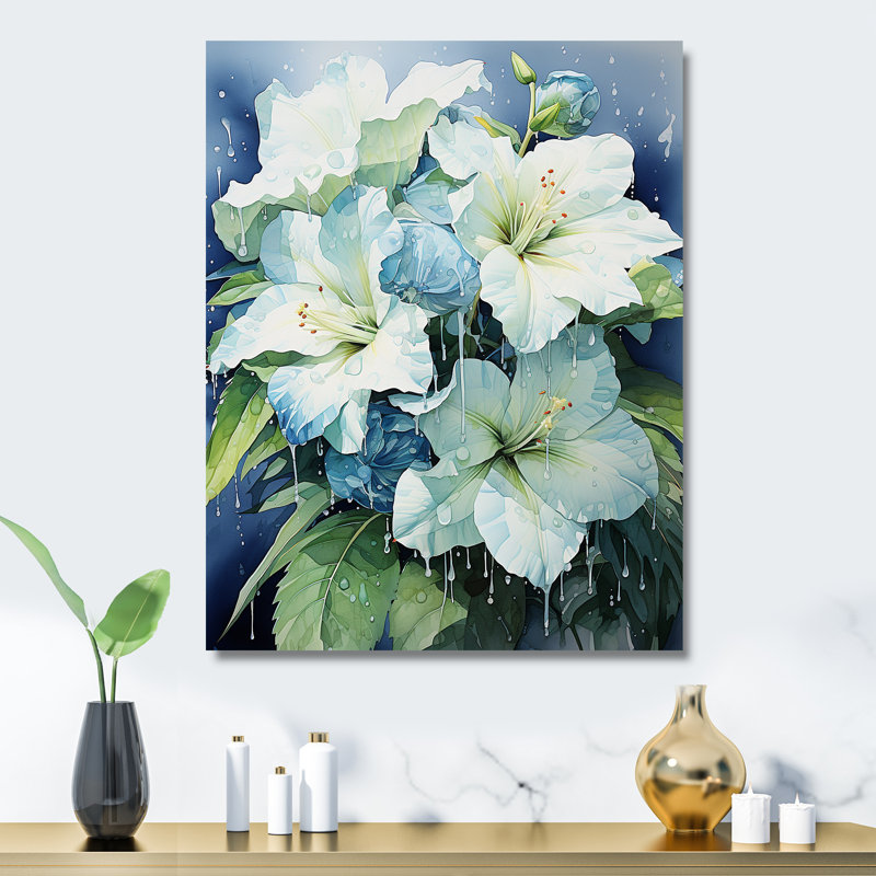 Art floral mural Jungle, H 32 po x l 16 po x P 1 po