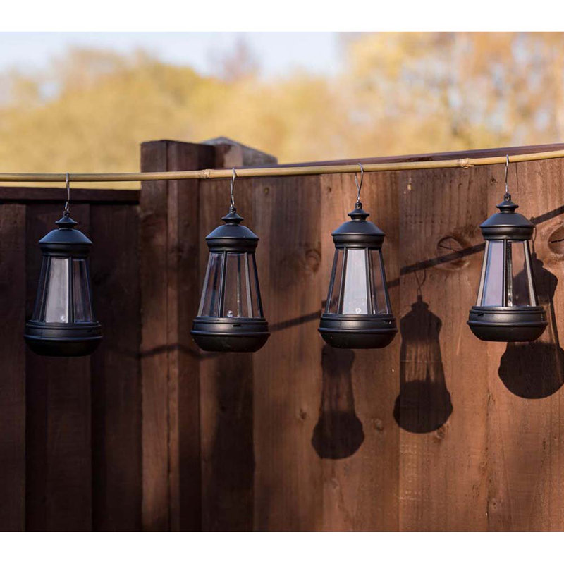 Alenushka 17cm Solar Powered Integrated LED Outdoor Hanging Light