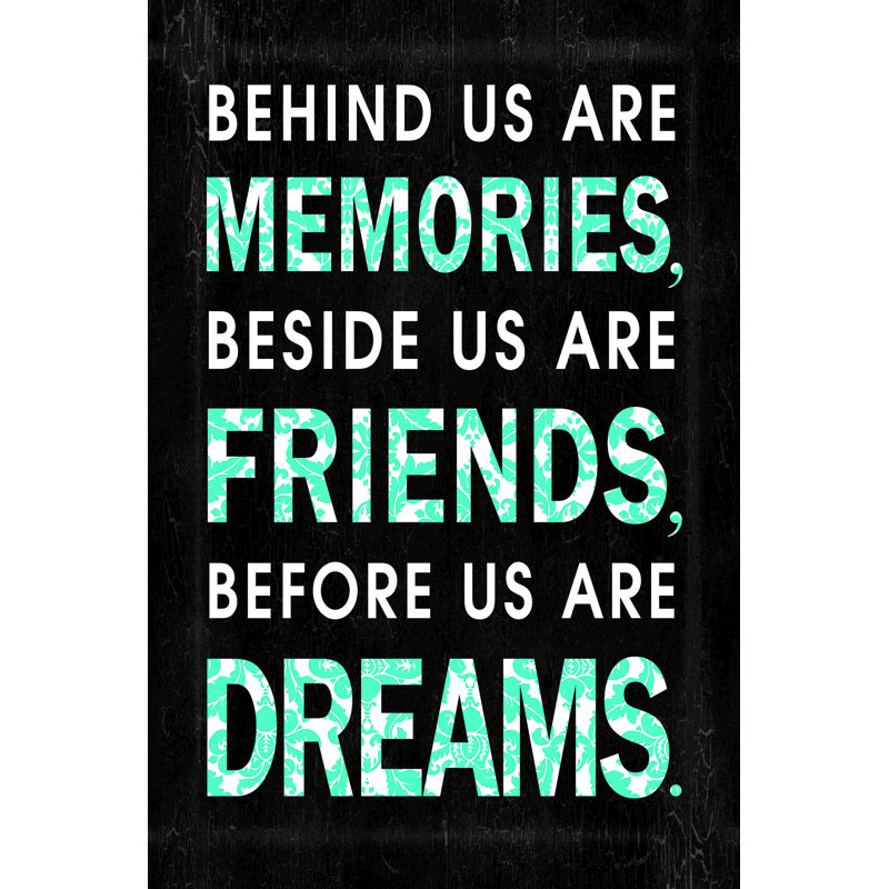 " Behind Us Memories ", 12" H x 8" W