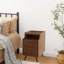 Wooden Nightstand With Two Drawers – Bedside Cabinet For Bedroom-113796728