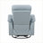 Recliners, Luxury Royal Blue Leather Swivel Glider Recliner Chair for Living Room | Solid Wood,Plywood Frame-1303028140