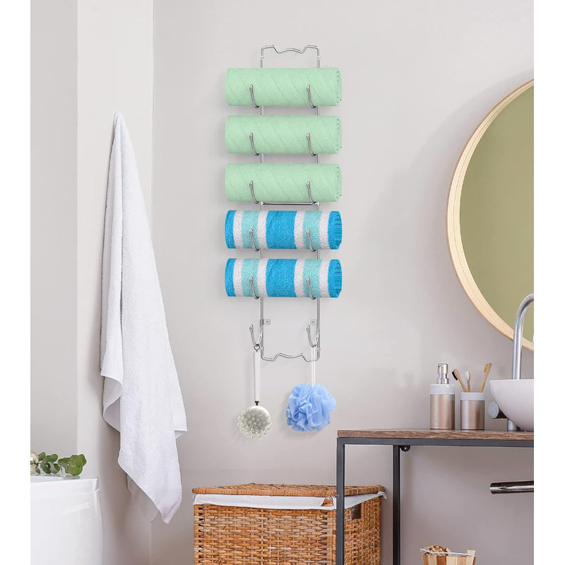 Bardolph 6 Wall Mounted Required Towel Stand