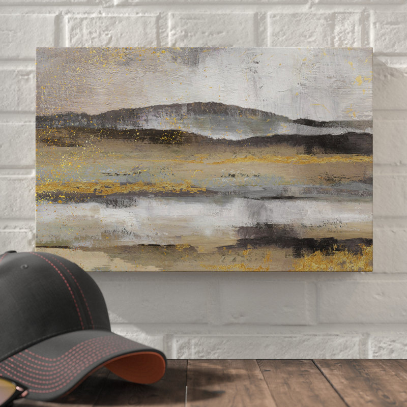 Rolling Hills - Imprimé, H 18 po x l 27 po x P 1,5 po, Toile tendue