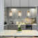 Meya 1 - Light Single Drum Pendant with Raindrop Glass