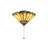 Weissman Stone Semi Flush Mount