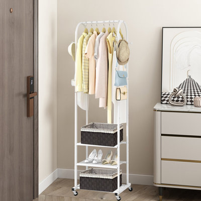 Cintre multifonctionnel pour vêtements, robes, manteaux, sacs et chaussures