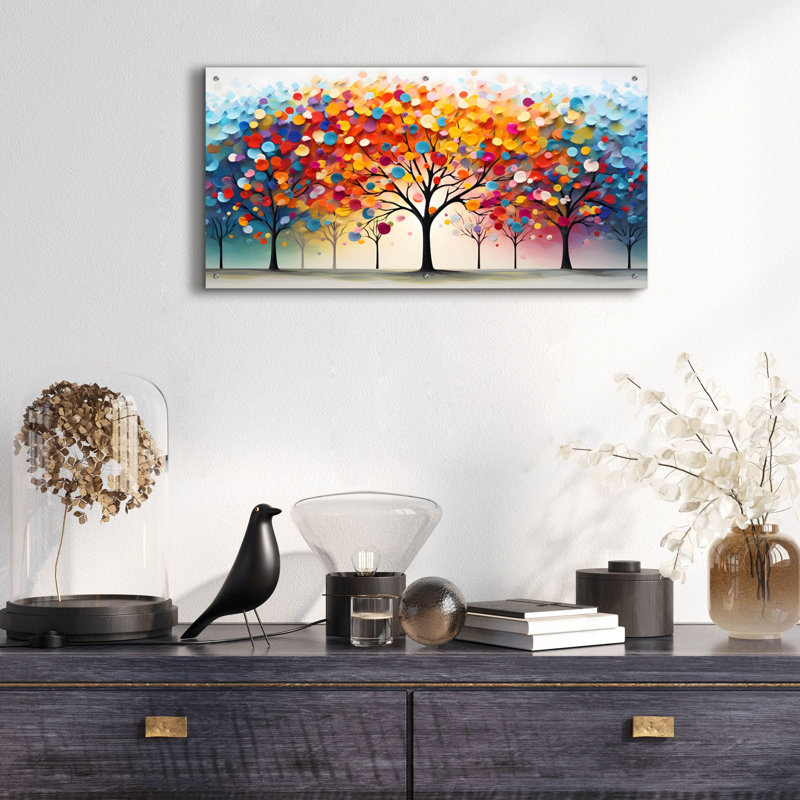 «Day in the Park» par Epic Portfolio, art mural en verre acrylique, H 24 po x l 48 po