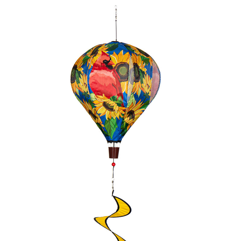 Sunflower Cardinal Balloon Spinner