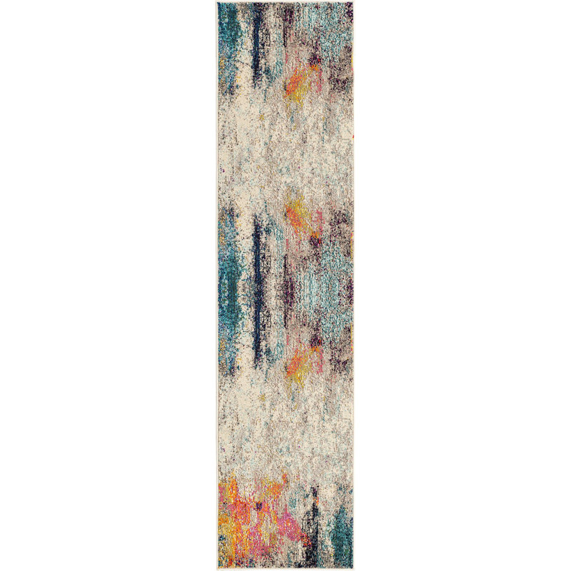 Patrocinia Abstract Indoor Rug, Runner 2' x 8'