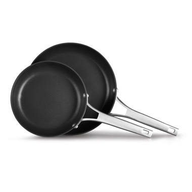 calphalon contemporary hard-anodized aluminum nonstick cookware, deep  skillet, 13-inch, black