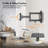 VonHaus Single Screen Wall Mount