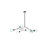 Pendent 6 - Light Dimmable Sputnik Modern Linear Chandelier-1346594242-1475129902