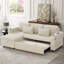 3 Seater Corduroy Sofa Bed-116530547