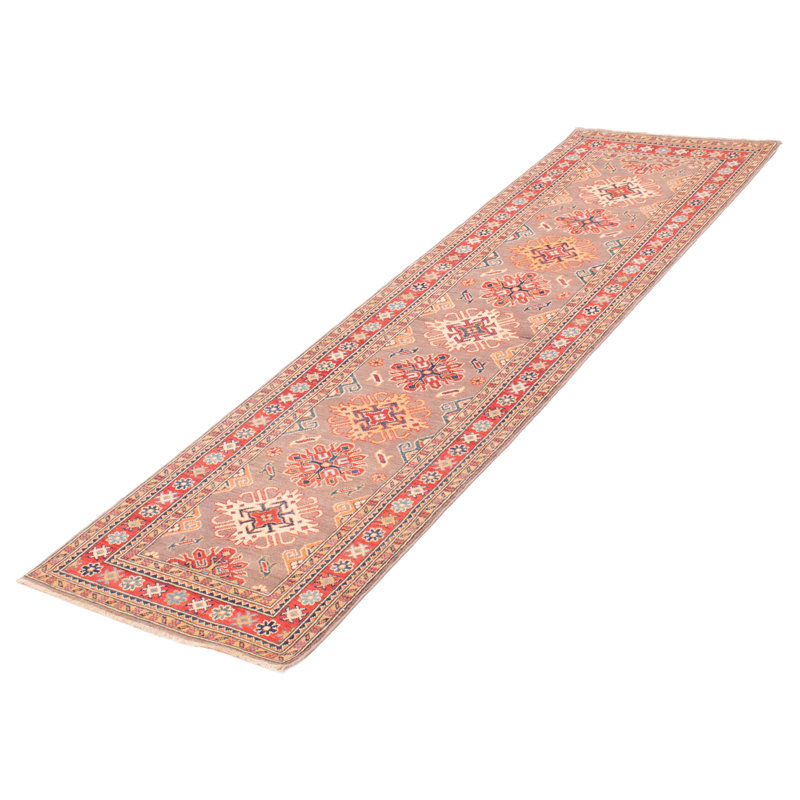 Tapis de couloir unique en laine noué à la main 2 pi 9 po x 9 pi 9 po nouvel âge Kaneshiro