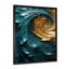 Majestic Motion Teal Spiral sur toile-1372443825-1372443836