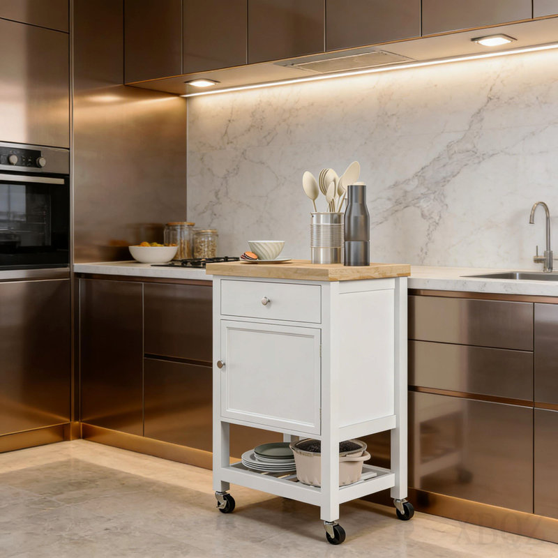 Mobile Kitchen Island, Rolling Kitchen Cart