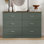 Commode double à 6 tiroirs Allyannah