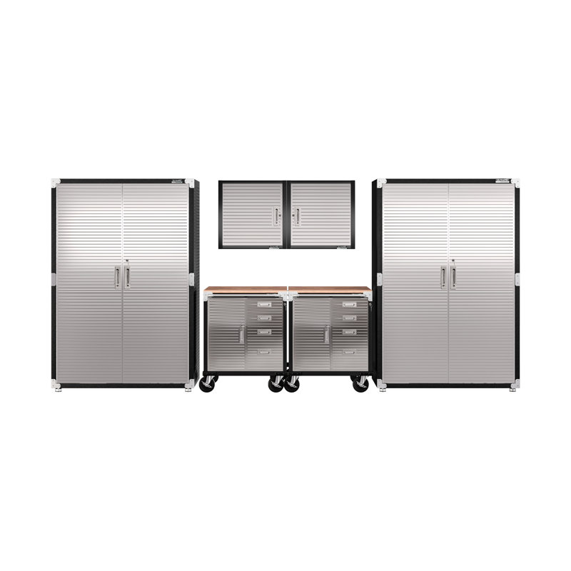 Seville Classics UltraHD® 6-Piece Storage Cabinet System, 12.6' Wide