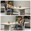 Tufted Upholstered Velvet/Suede Armless Dining Chair with High Back-538156152