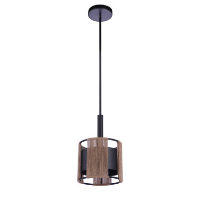 Luminaire suspendu tambour 1 lumière Galerie