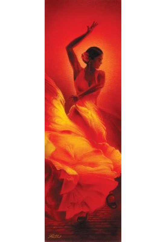 Affiche de flamenco Magrini (12 X 36)