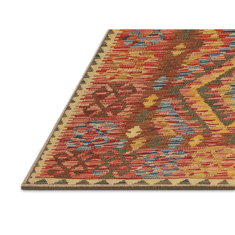 Tapis gris/brun/crème contemporaine, Rectangle 2 pi x 4 pi