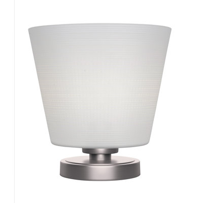 Fez Accent Lamp Shown In Graphite Finish With Matrix Glass