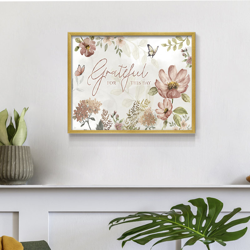 Summers Grateful - Impression encadrée - Restickable, H 16 po x l 20 po