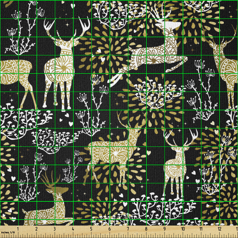 Armas Nature Woodland and Deer Multi-Purpose Fabric