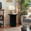 Tierra 43x56cm Solid Wood End Table Pedestal Round Small Sofa Table-24480523